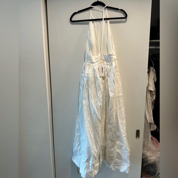 Reformation Percy Linen Dress Size 0 - Picture 6 of 8